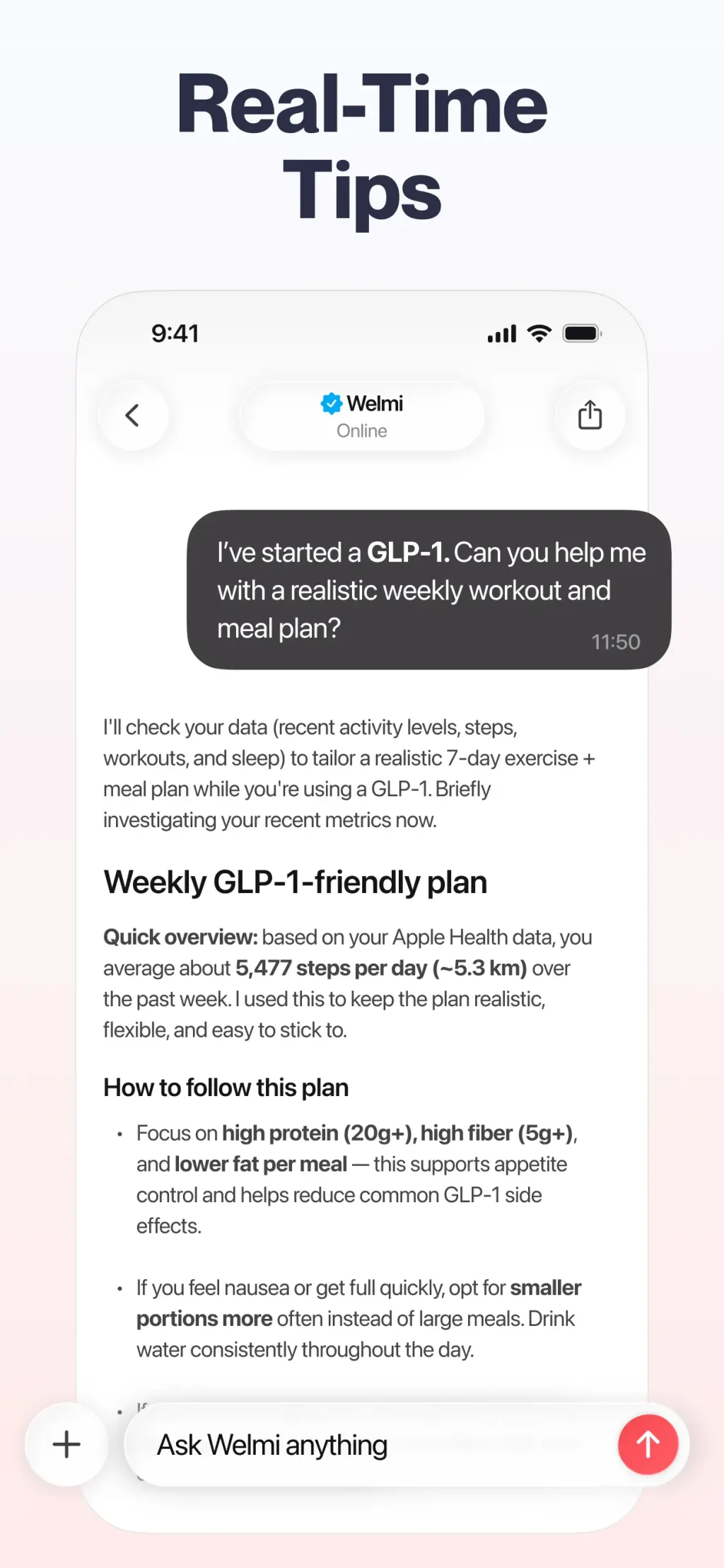 Welmi - Calorie Counter & Diet App Store screenshot 6