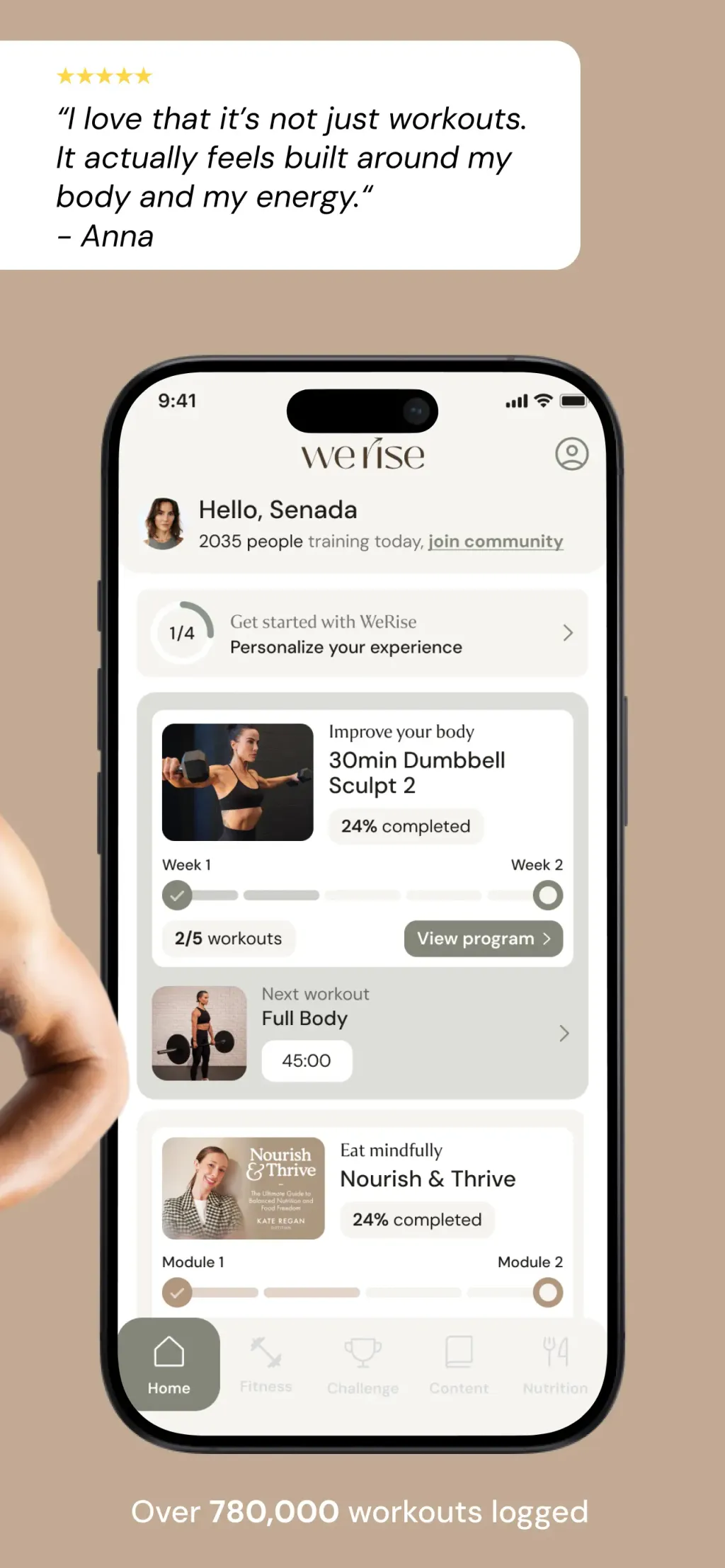 WeRise App App Store screenshot 2