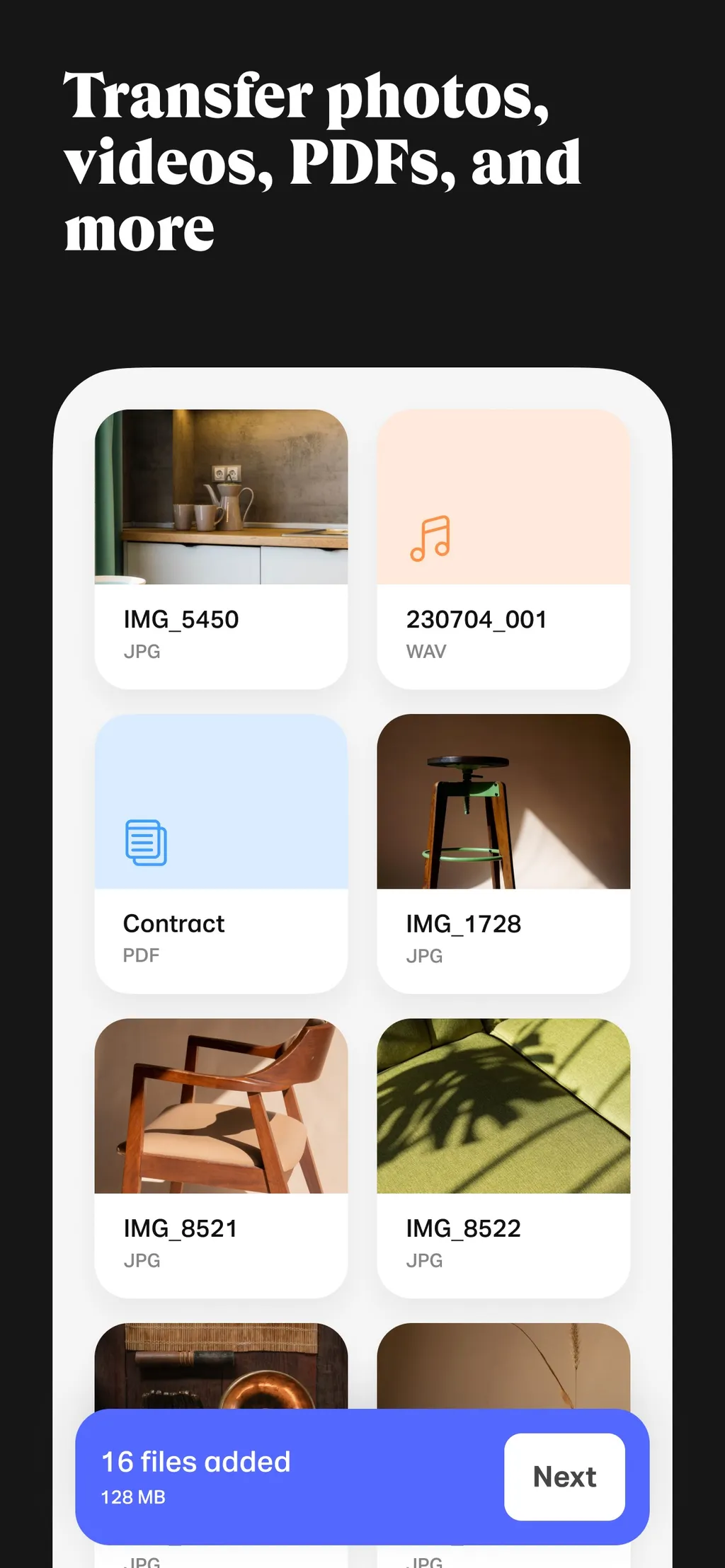 WeTransfer: Transfer Files App Store screenshot 6
