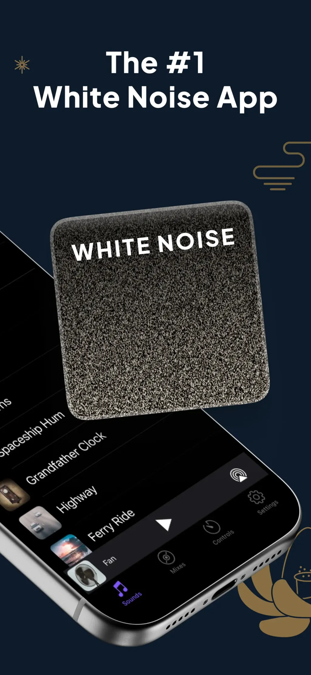 White Noise Deep Sleep Sounds App Store screenshot 2