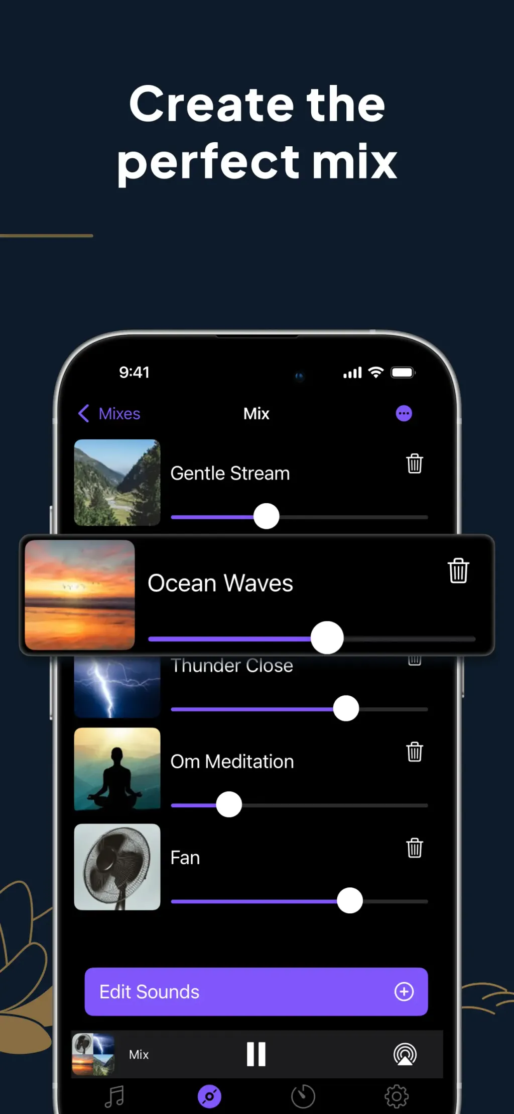 White Noise Deep Sleep Sounds App Store screenshot 3