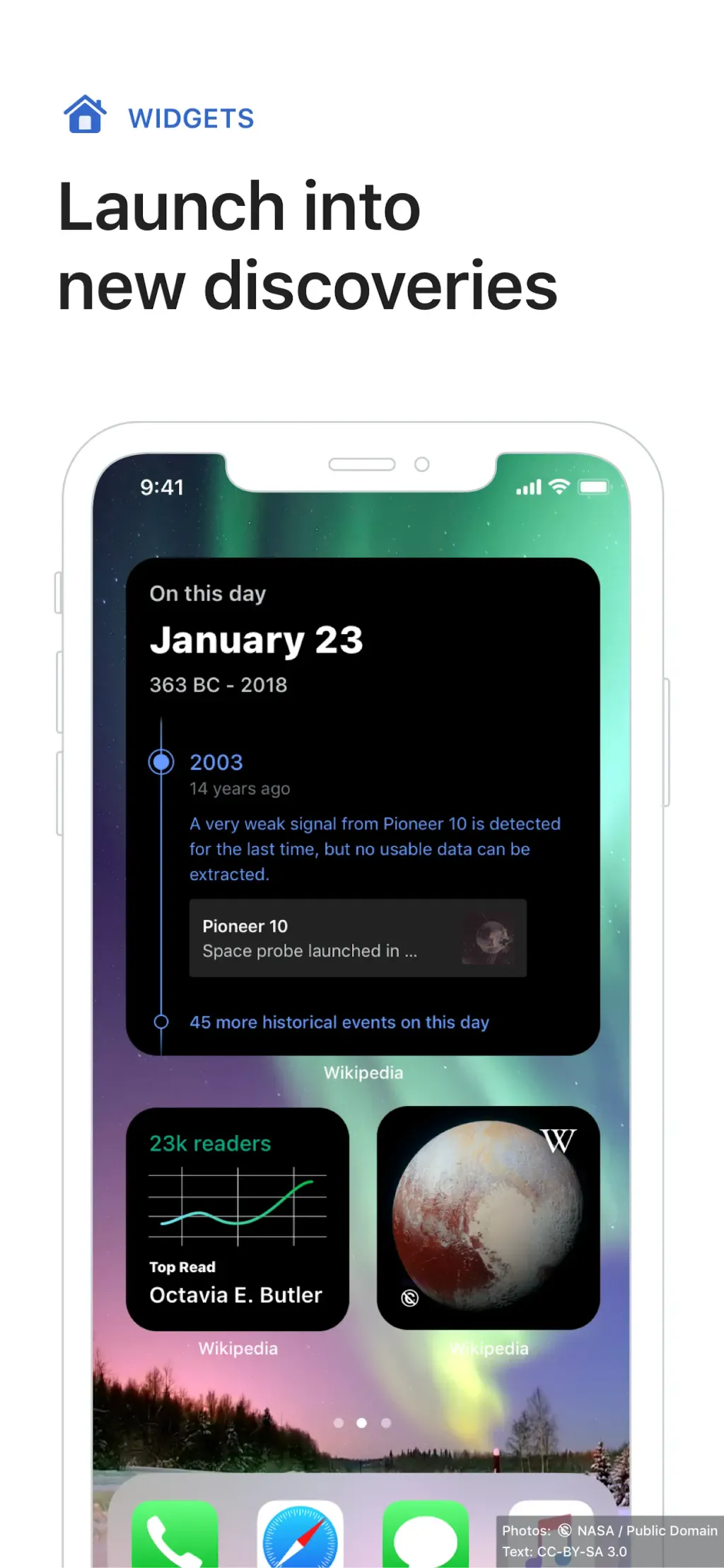 Wikipedia App Store screenshot 1