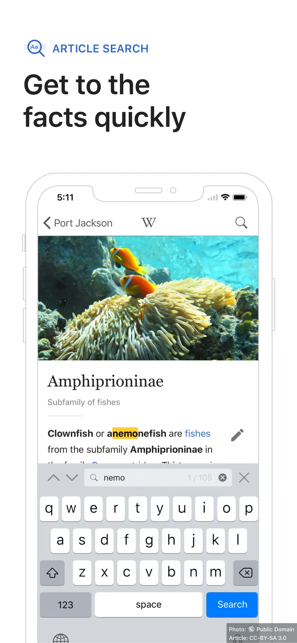 Wikipedia App Store screenshot 5