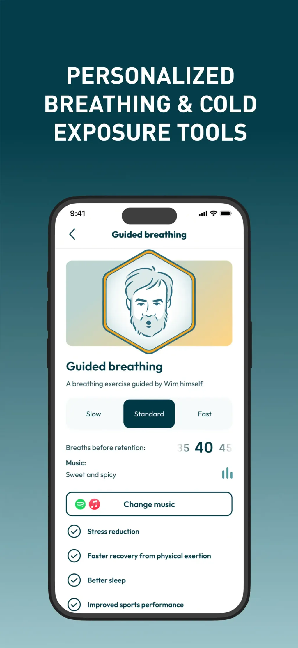 Wim Hof Method: Breathwork App Store screenshot 3