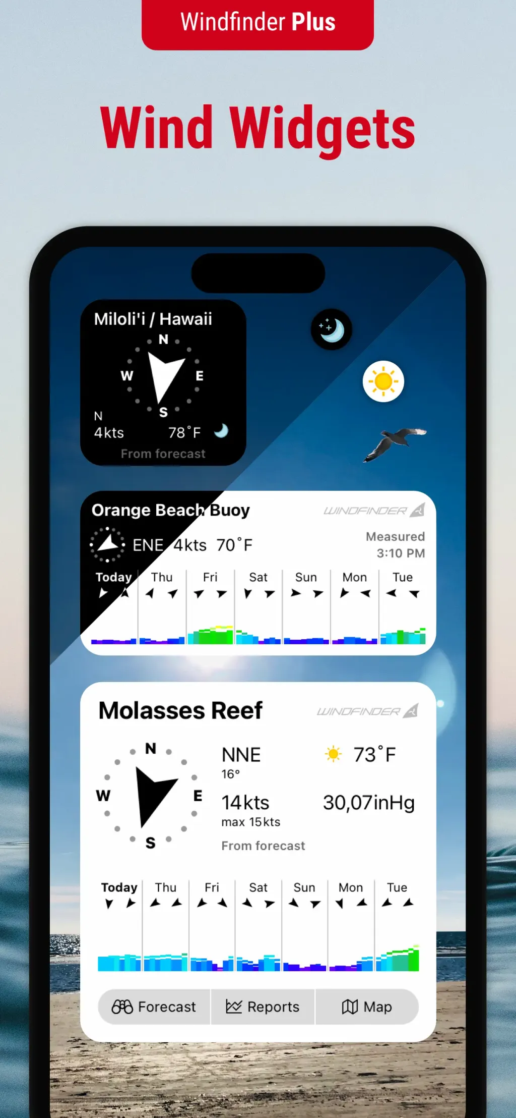 Windfinder: Wind & Weather map screenshot 2