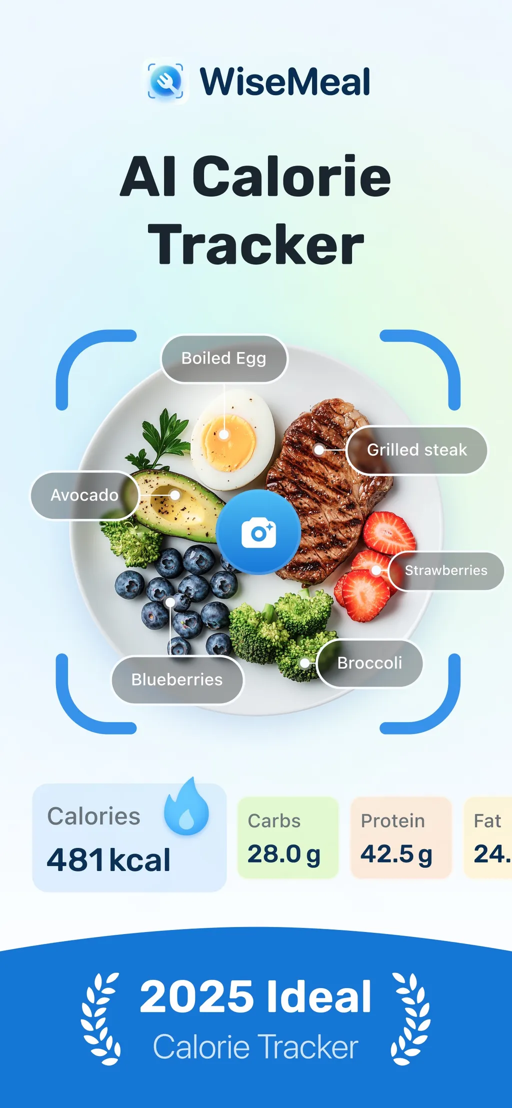 WiseMeal: Al Calorie Tracker App Store screenshot 1