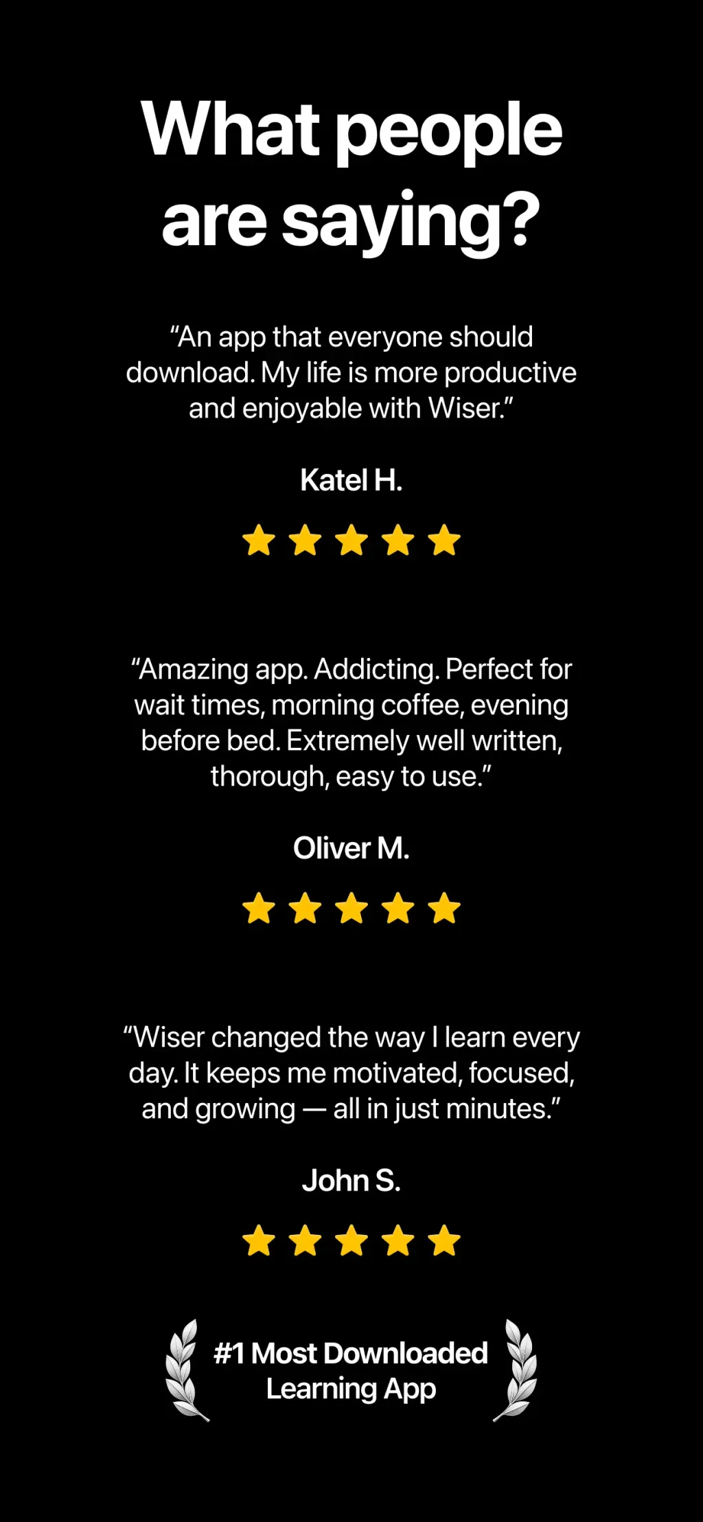 Wiser: Bite-Sized Learning App Store screenshot 7