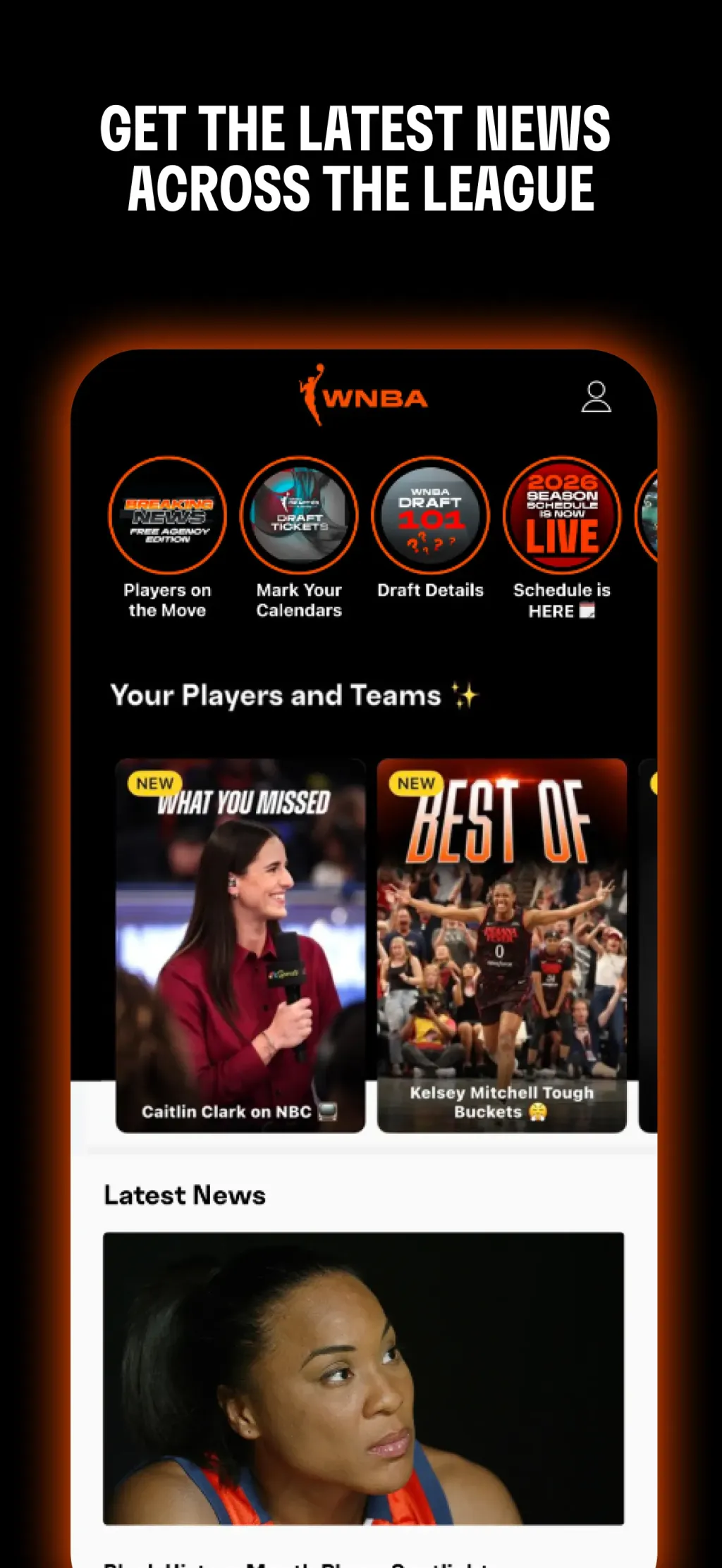 WNBA: Live Games & Scores screenshot 1