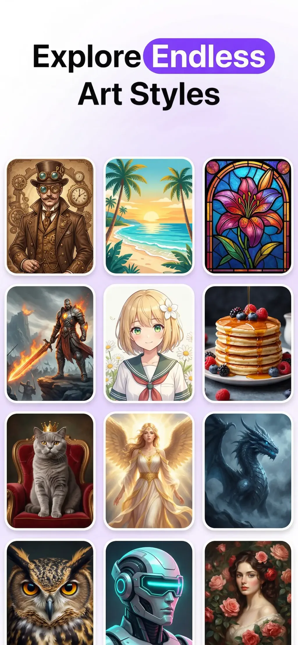 WOMBO Dream - AI Art Generator screenshot 2