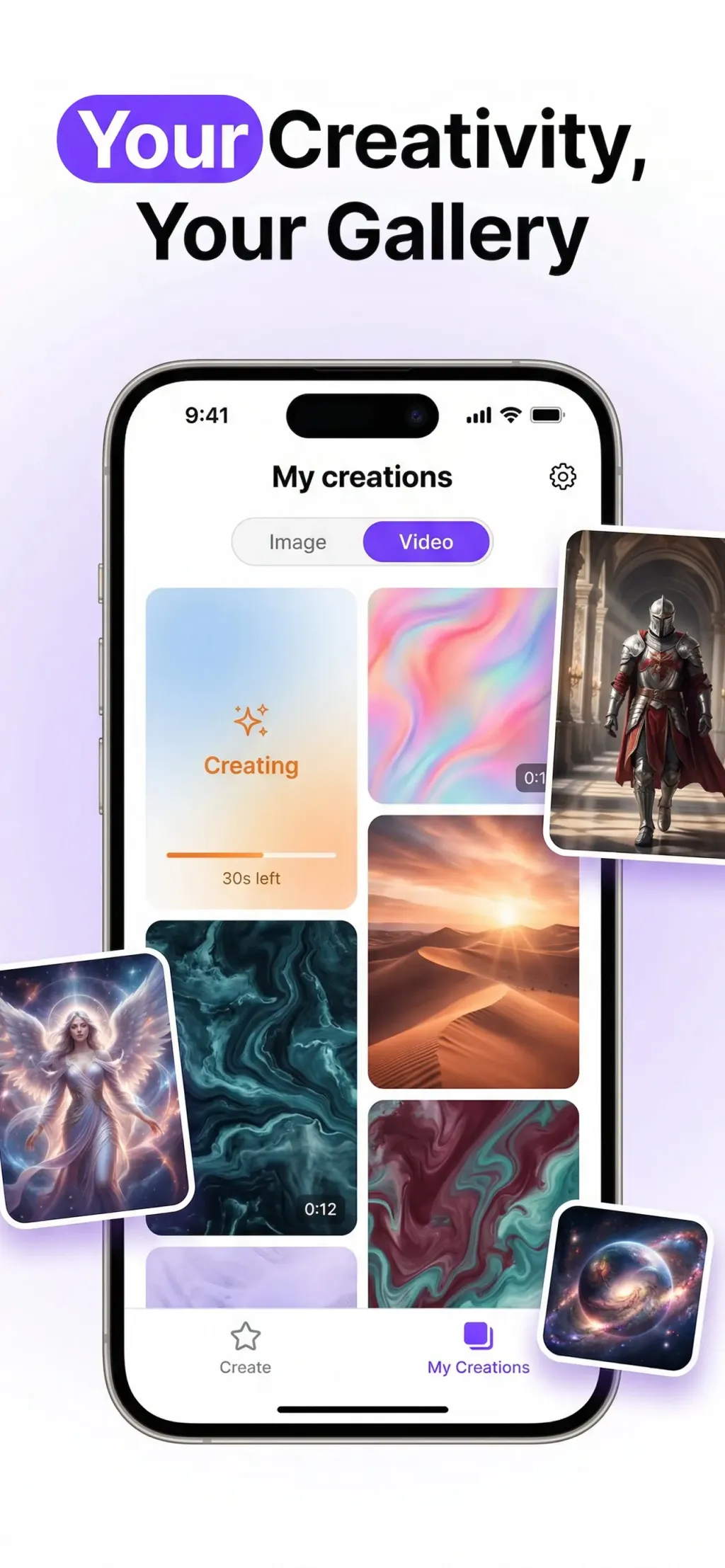 WOMBO Dream - AI Art Generator screenshot 1