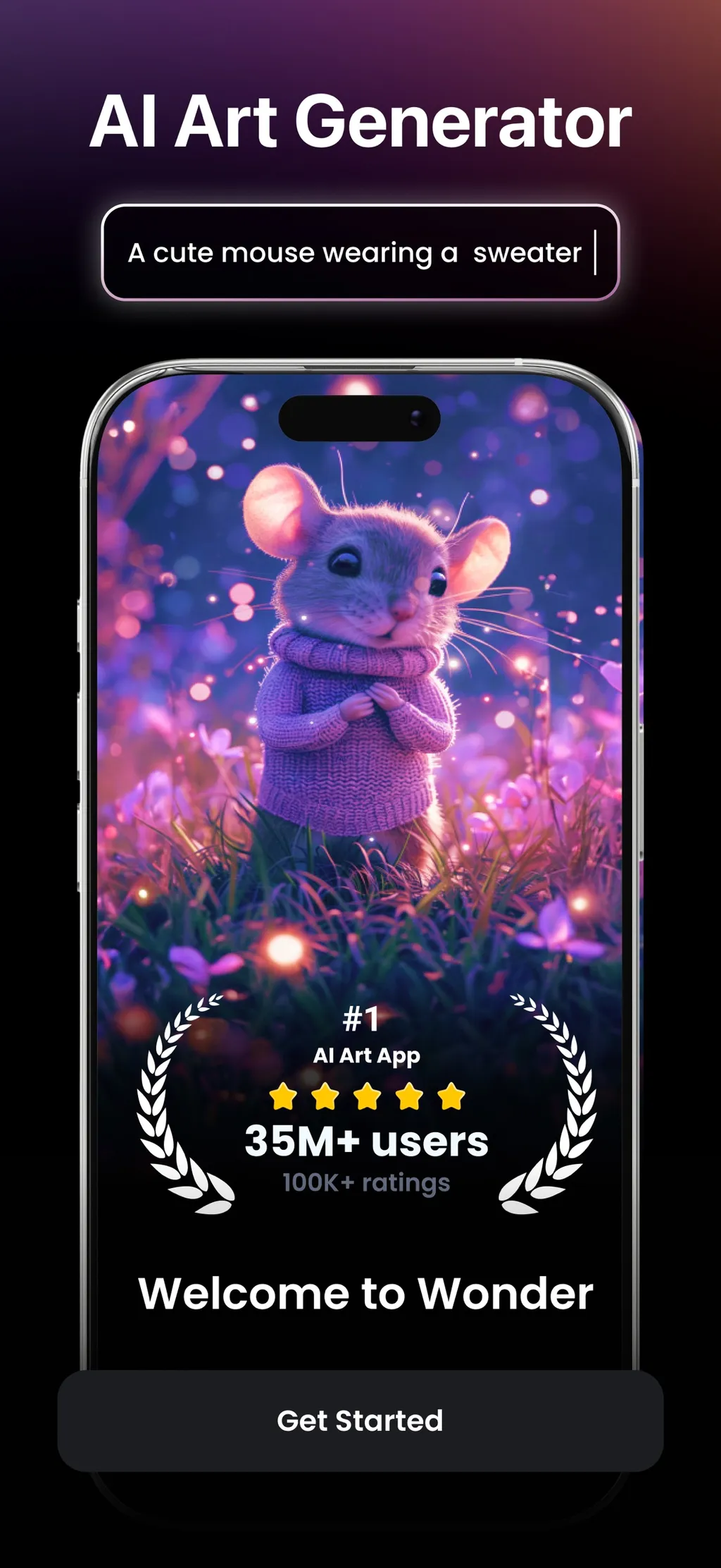 Wonder - AI Art Generator screenshot 1