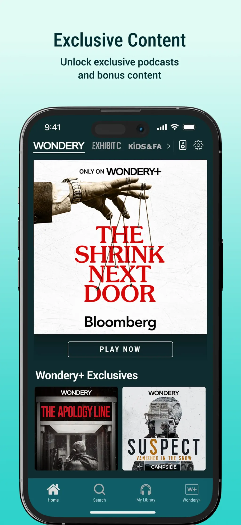 Wondery: Must-Hear Podcasts App Store screenshot 3
