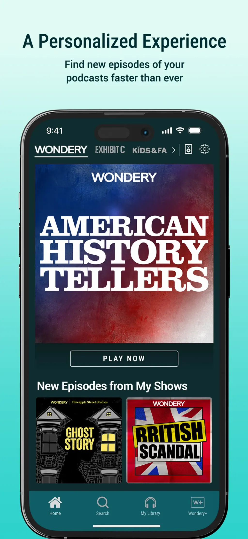 Wondery: Must-Hear Podcasts App Store screenshot 4