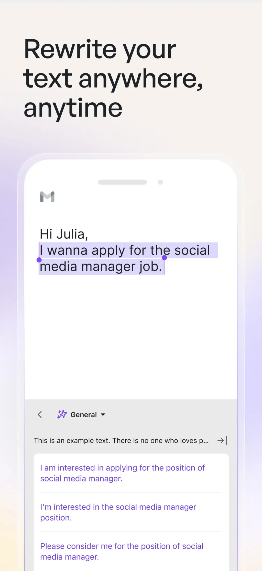 Wordtune: AI Writing Keyboard screenshot 4