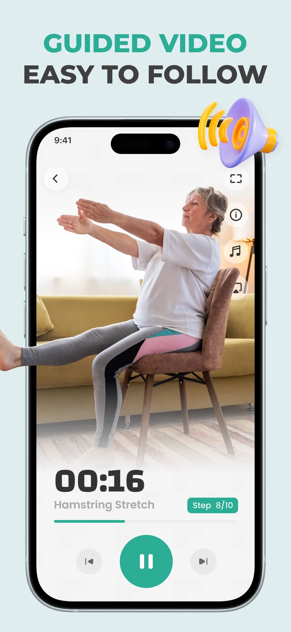 Workout for Seniors: SeniorFit App Store screenshot 7
