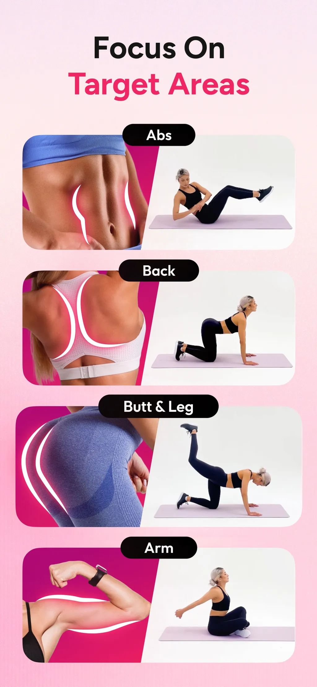 Workout for Women: Home & Gym App Store screenshot 3