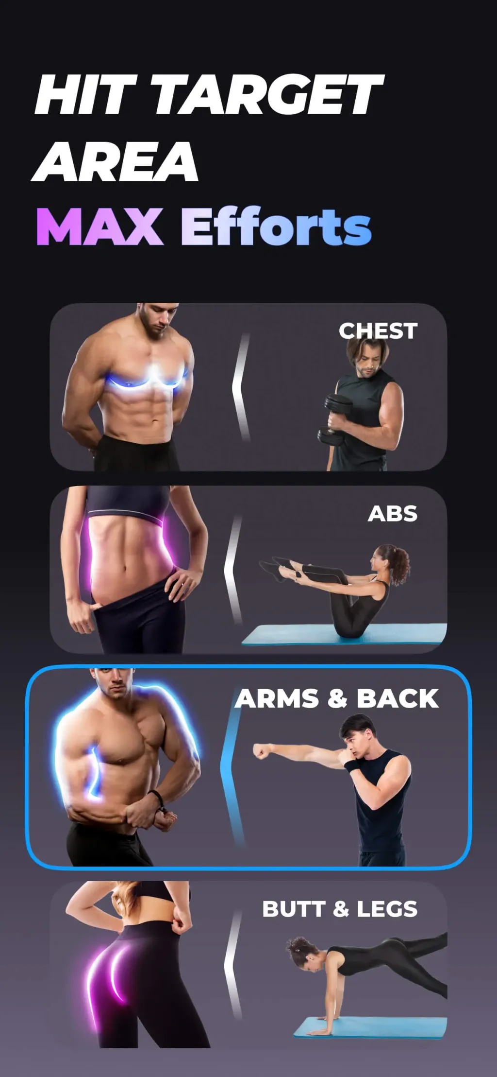 Workout Planner MuscleFit App Store screenshot 3