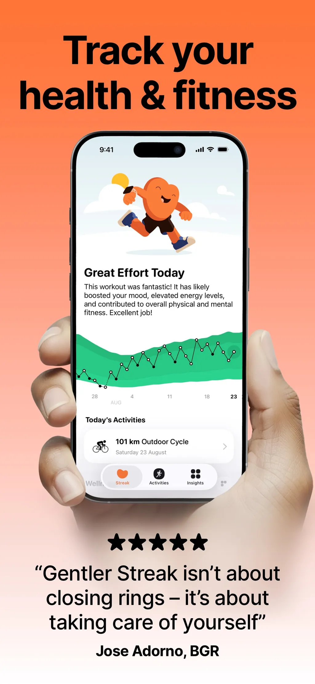 Gentler Streak Workout Tracker App Store screenshot 1