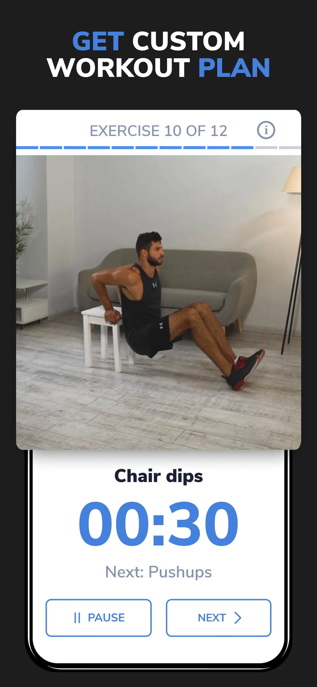 Workouts For Men: Gym & Home App Store screenshot 5