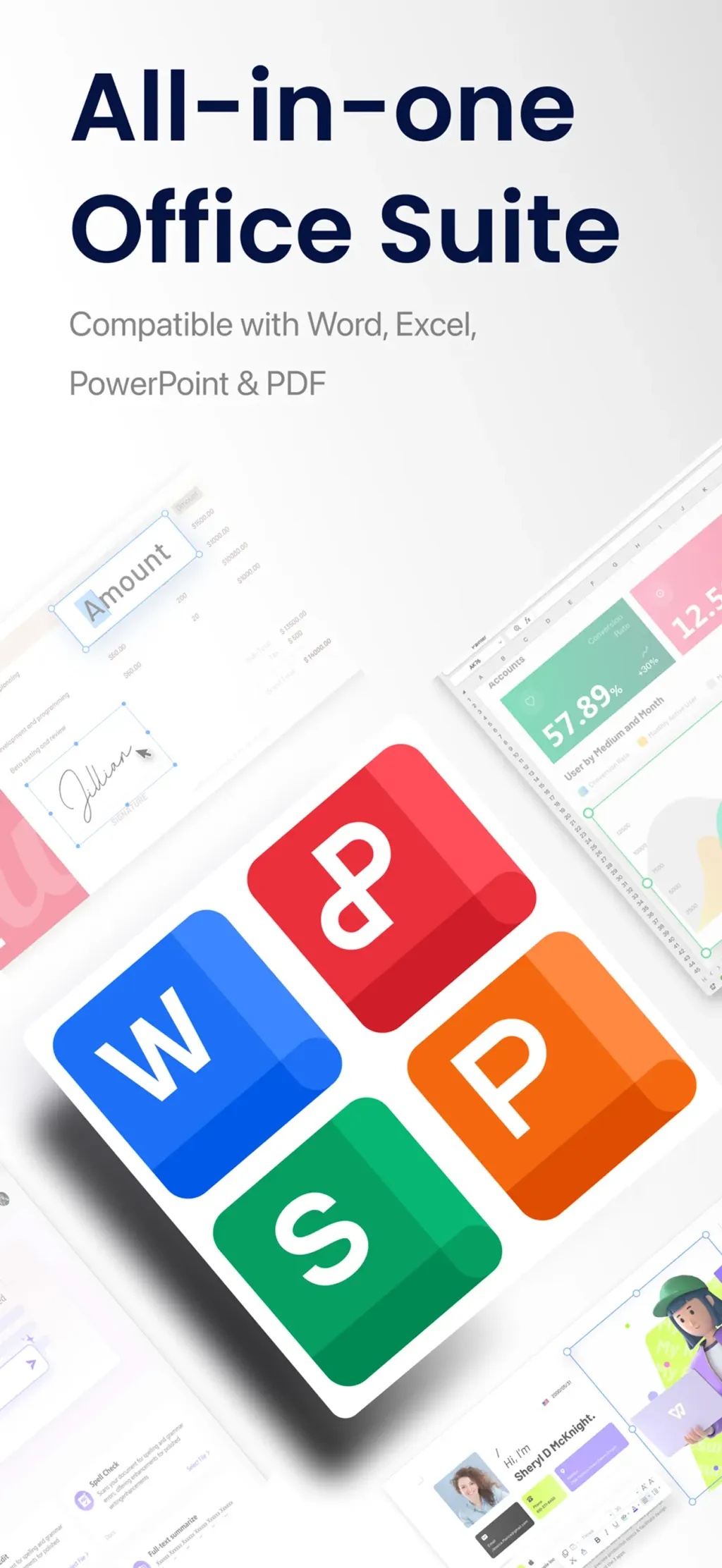 WPS Office-AI Doc, PDF, Sheet App Store screenshot 1