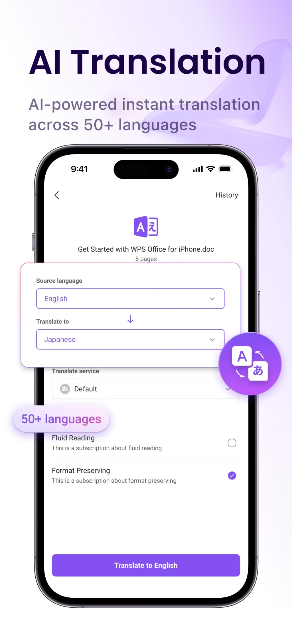 WPS Office-AI Doc, PDF, Sheet App Store screenshot 5