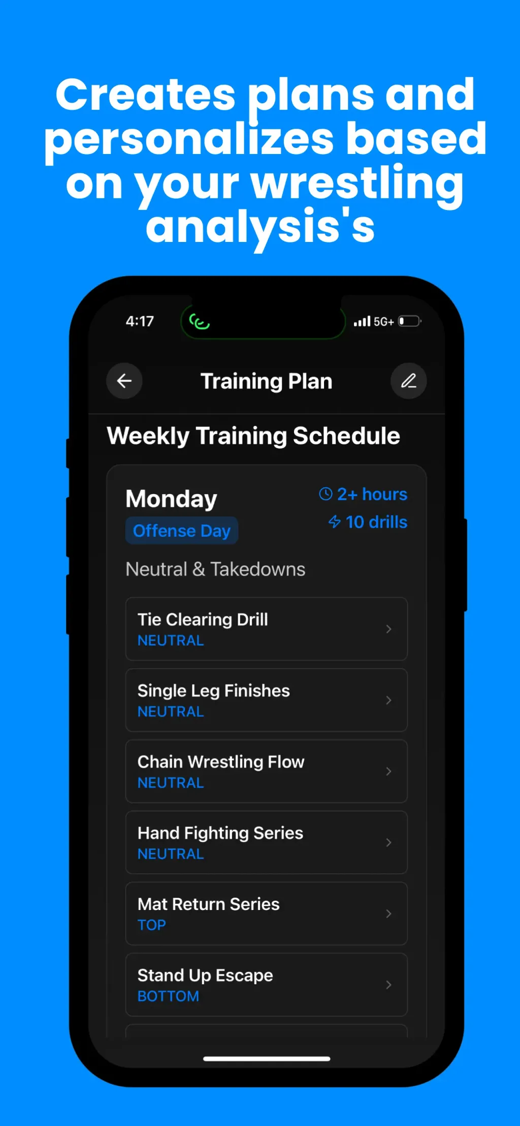 Wrestle AI App Store screenshot 4