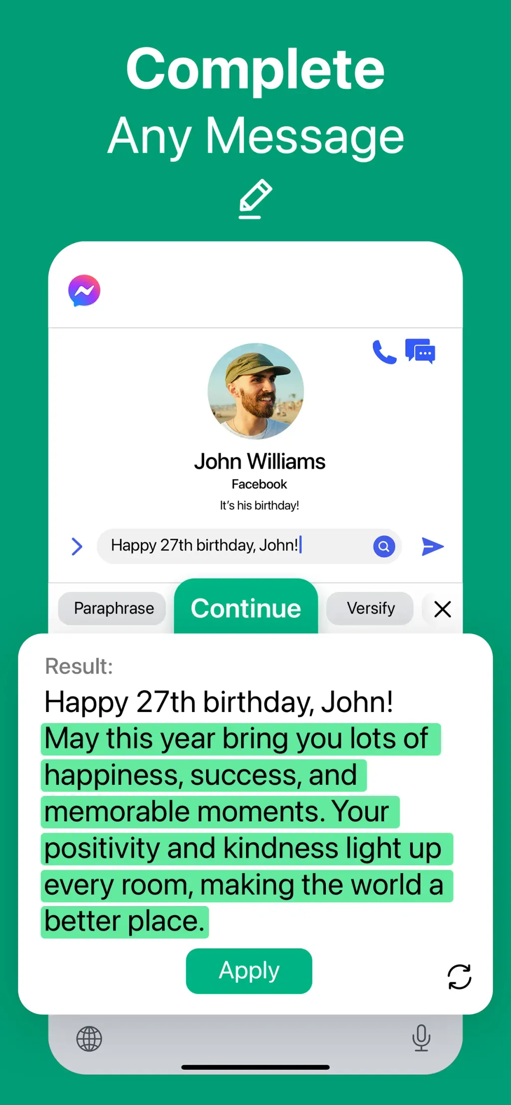 Writely - AI Keyboard & Writer App Store screenshot 8