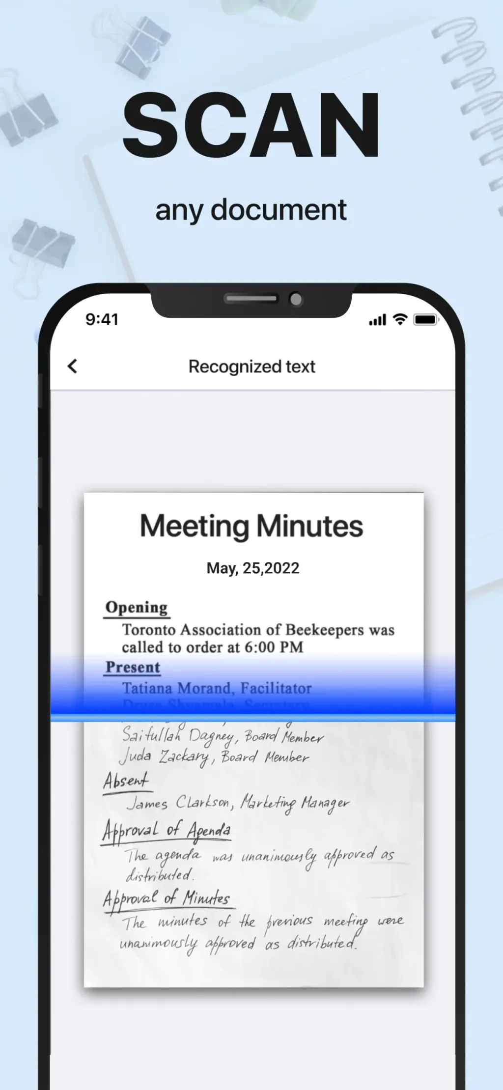 xScan : Document Scanner App App Store screenshot 1