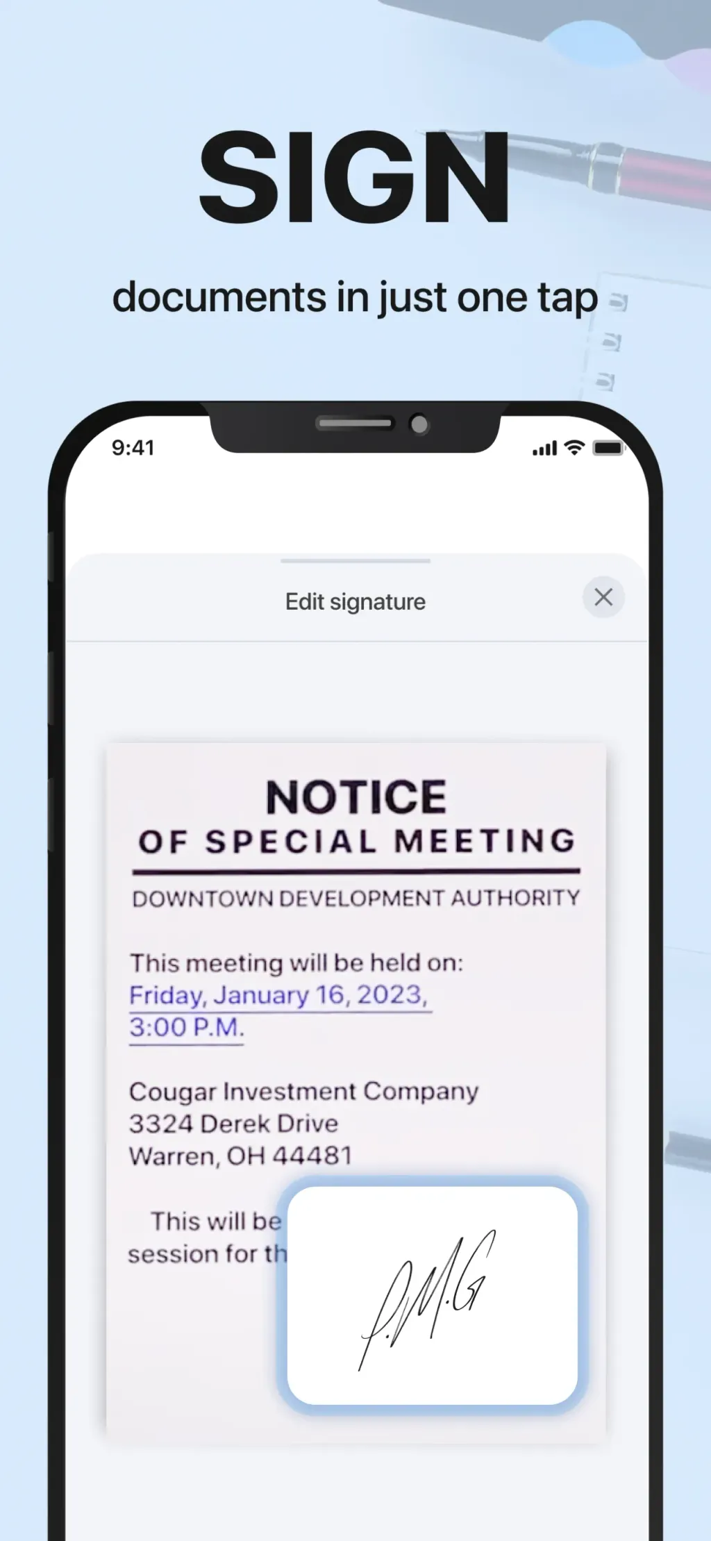 xScan : Document Scanner App App Store screenshot 5
