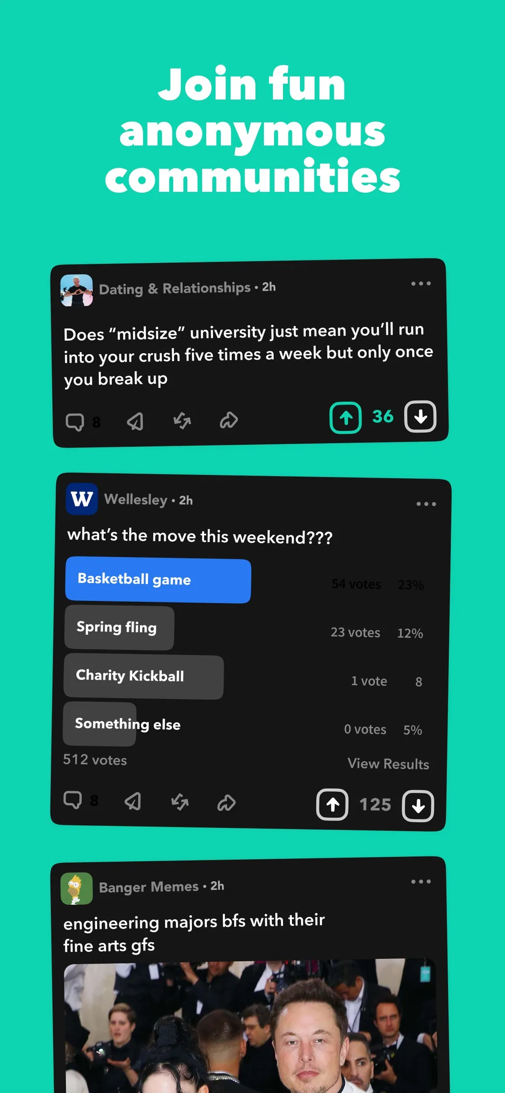 Yik Yak App Store screenshot 1