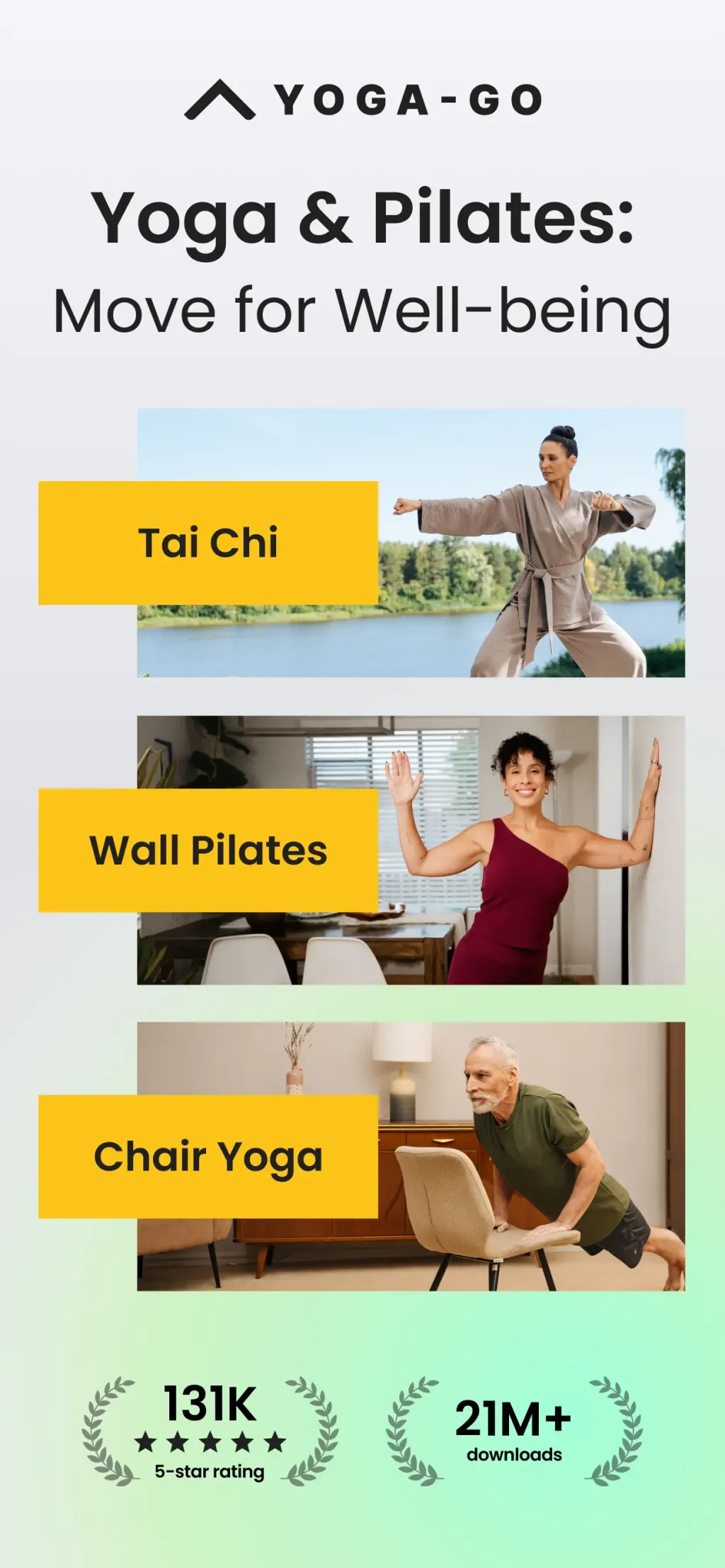 Yoga-Go: Tai Chi & Pilates screenshot 1