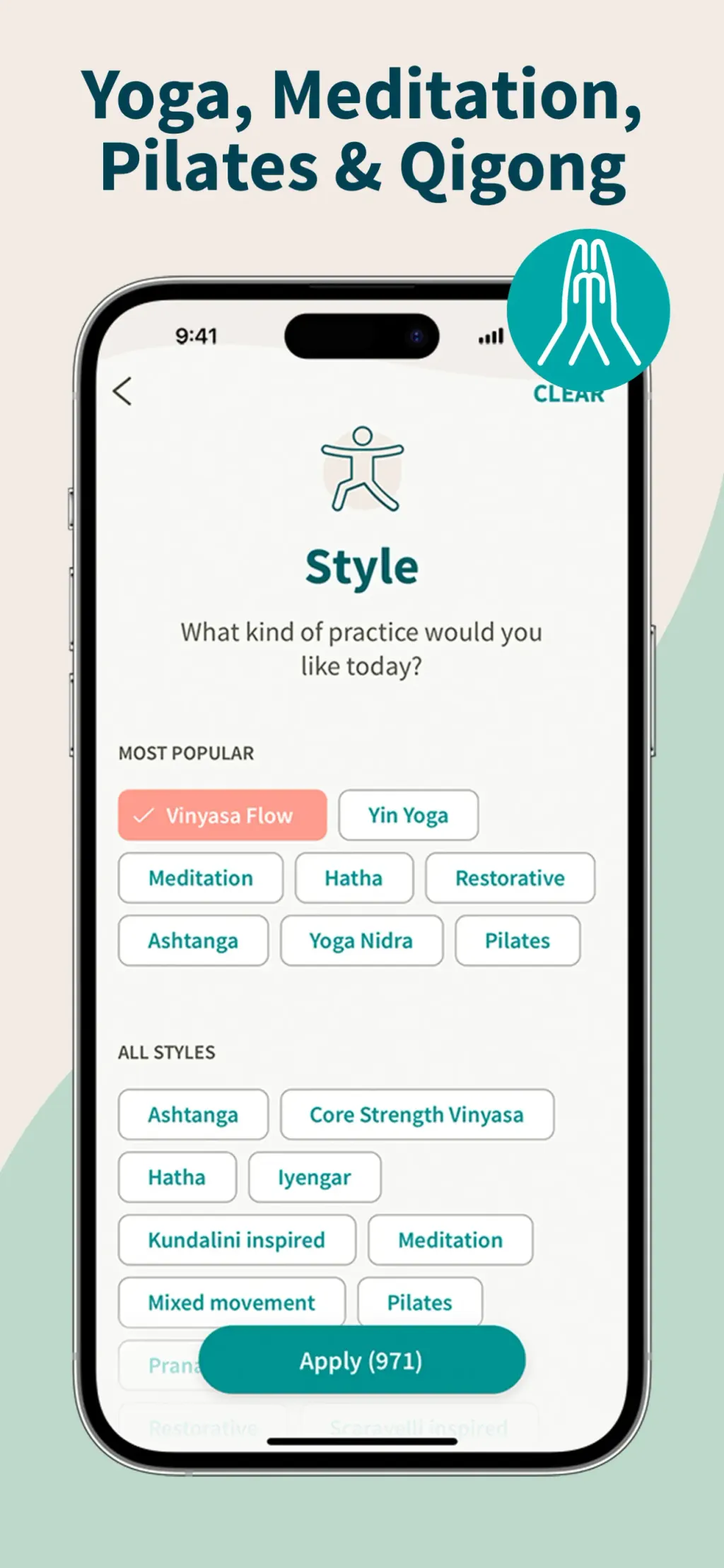 YogaEasy: Online Yoga Studio App Store screenshot 3