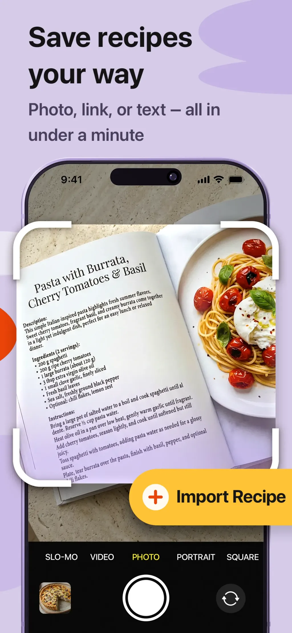 Yoomla・Recipe Keeper & Planner App Store screenshot 3