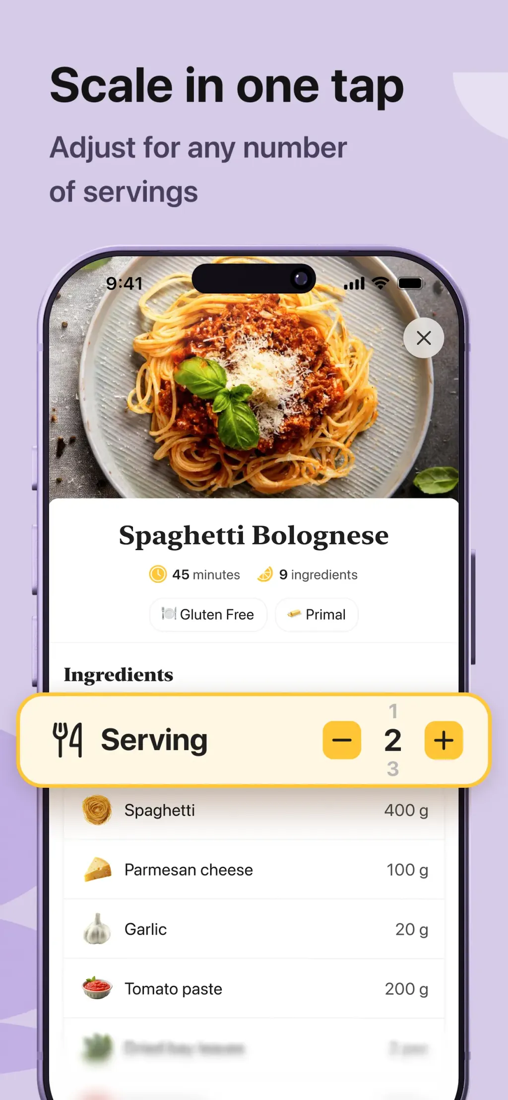 Yoomla・Recipe Keeper & Planner App Store screenshot 9