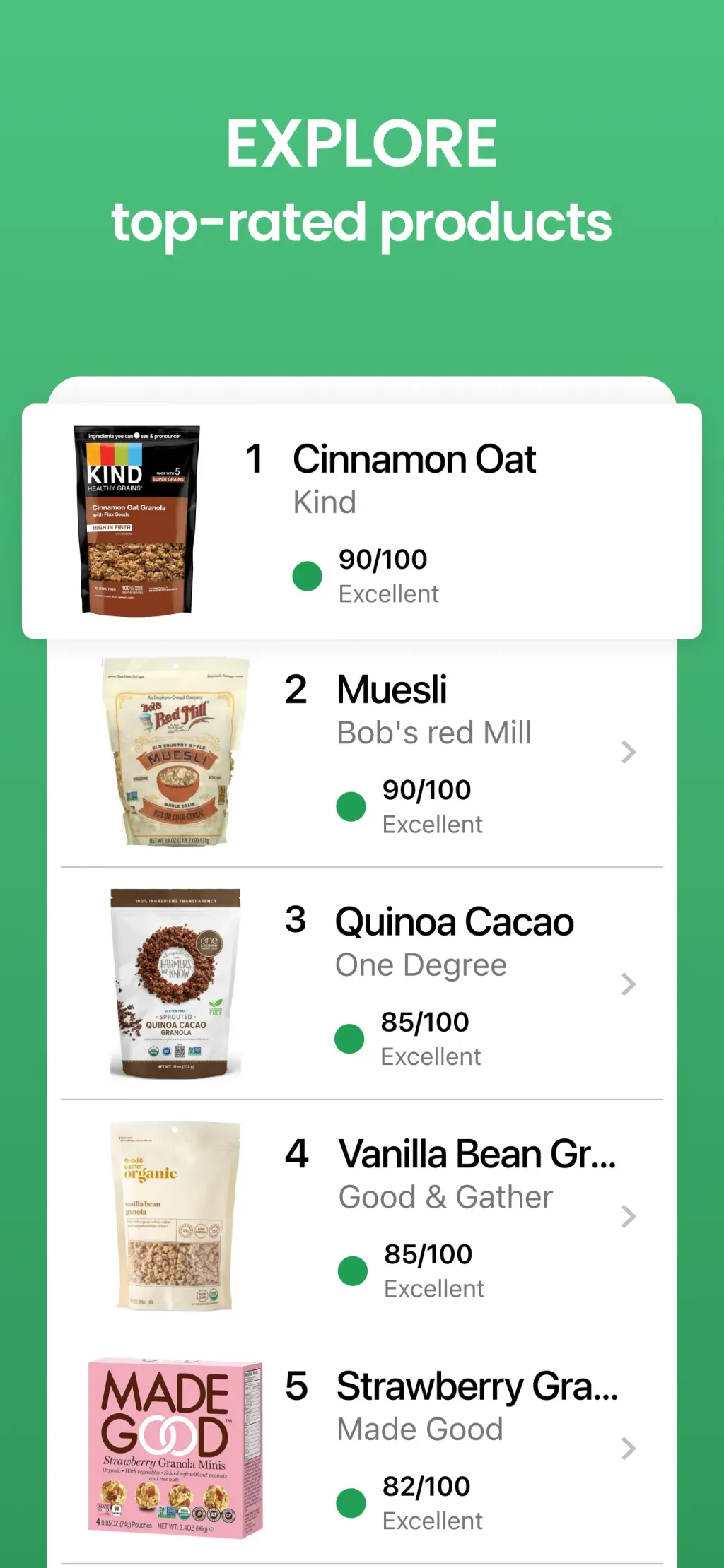 Yuka - Food & Cosmetic Scanner App Store screenshot 4