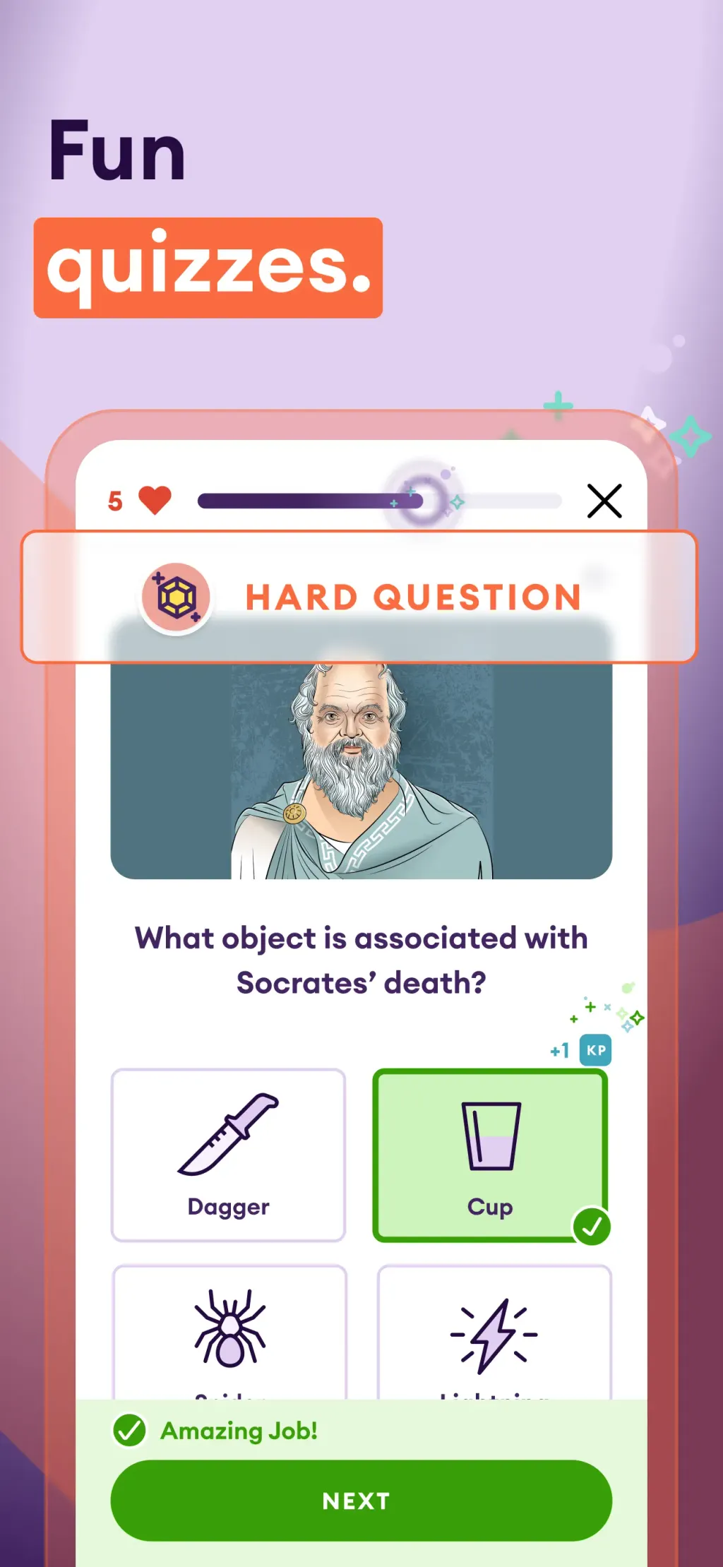 Yuno - General knowledge App Store screenshot 3