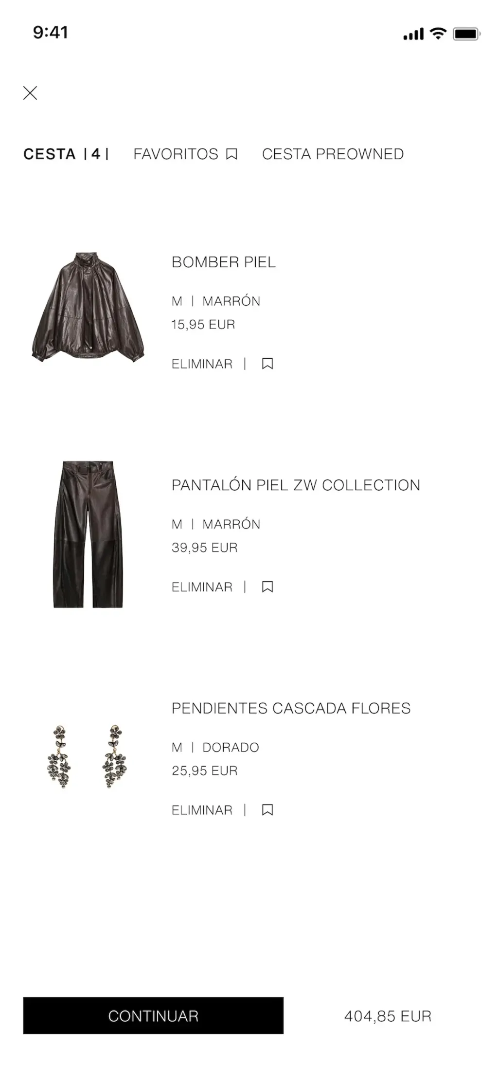 ZARA App Store screenshot 6