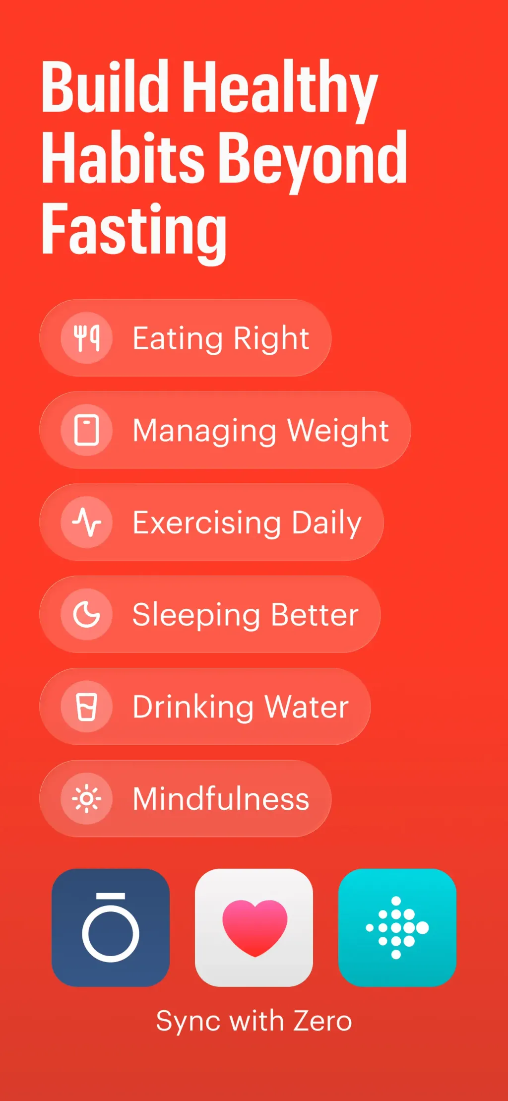 Zero: Fasting & Food Tracker App Store screenshot 7