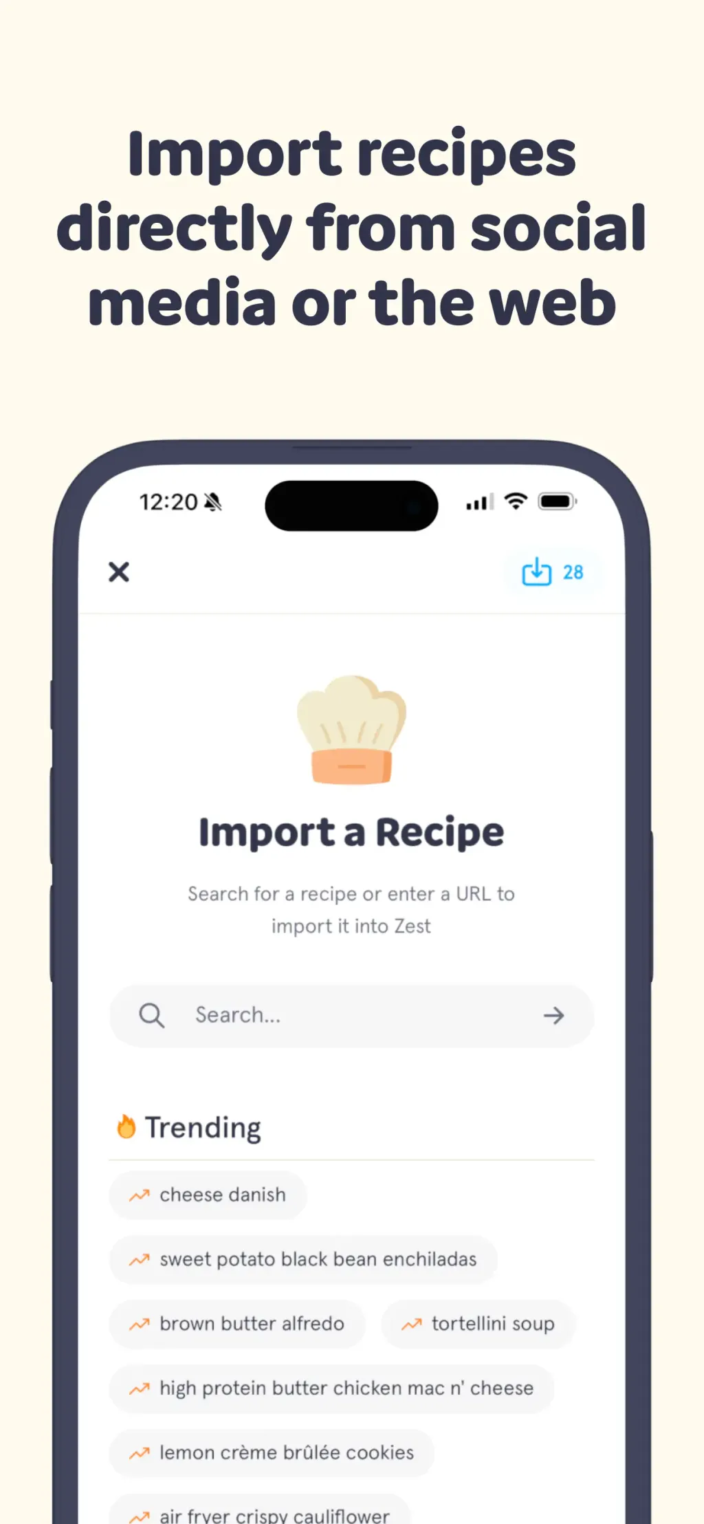 Zest: Meal Planner & Helper App Store screenshot 2