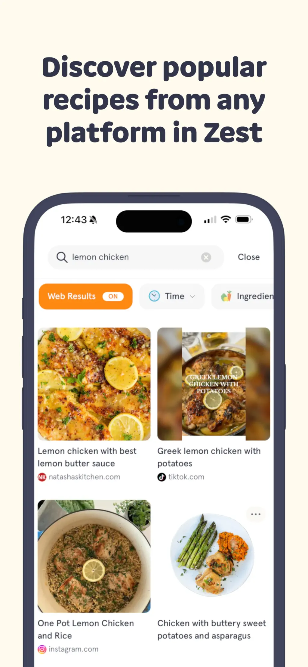 Zest: Meal Planner & Helper screenshot 2