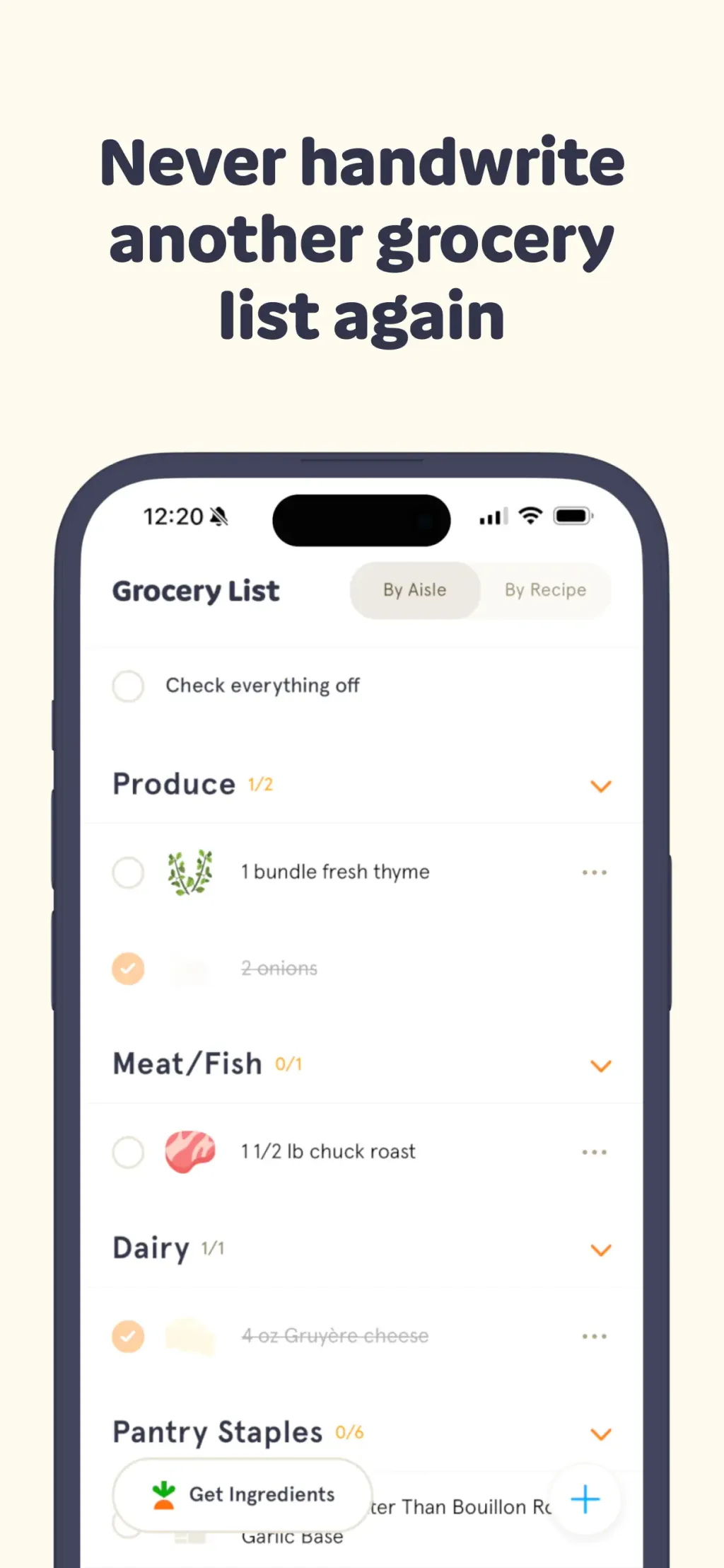 Zest: Meal Planner & Helper App Store screenshot 4