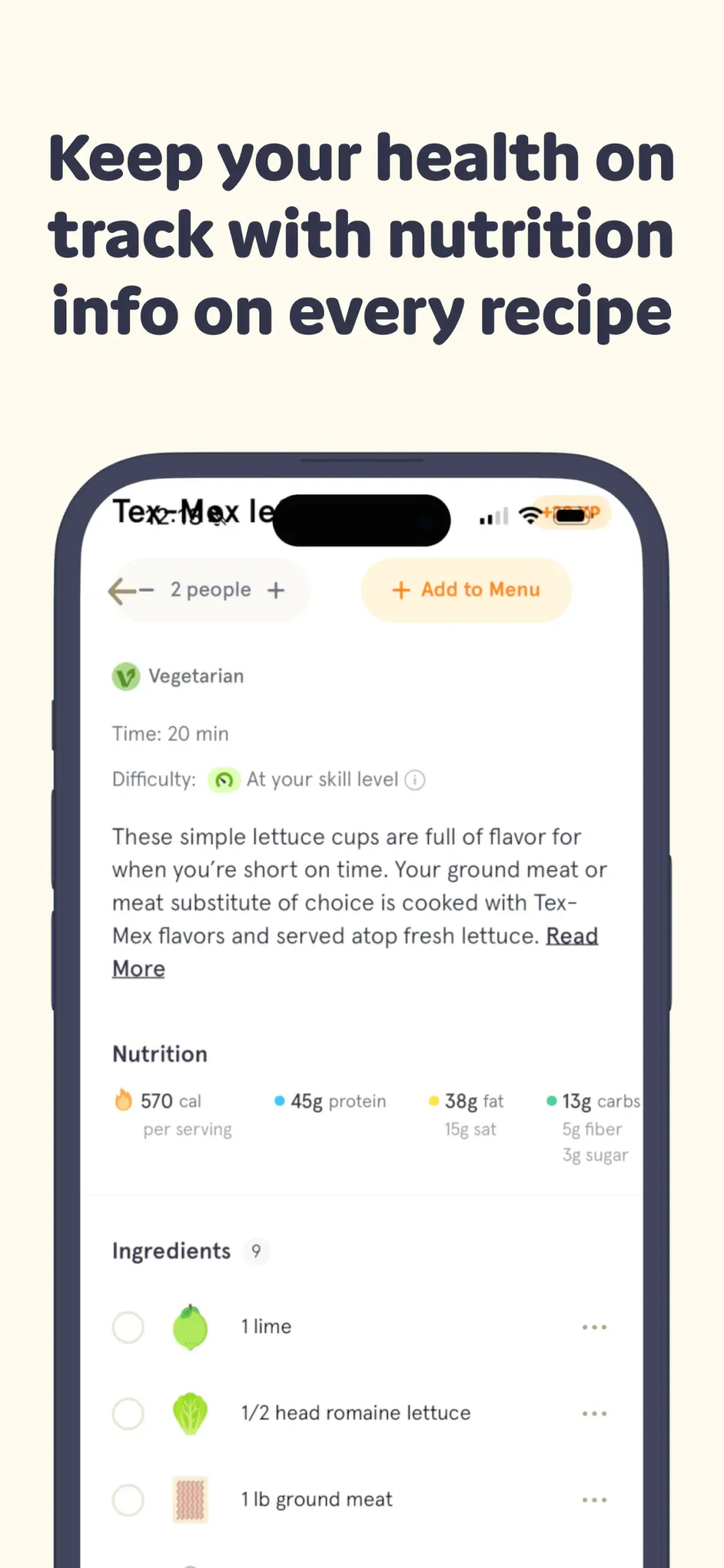 Zest: Meal Planner & Helper App Store screenshot 5