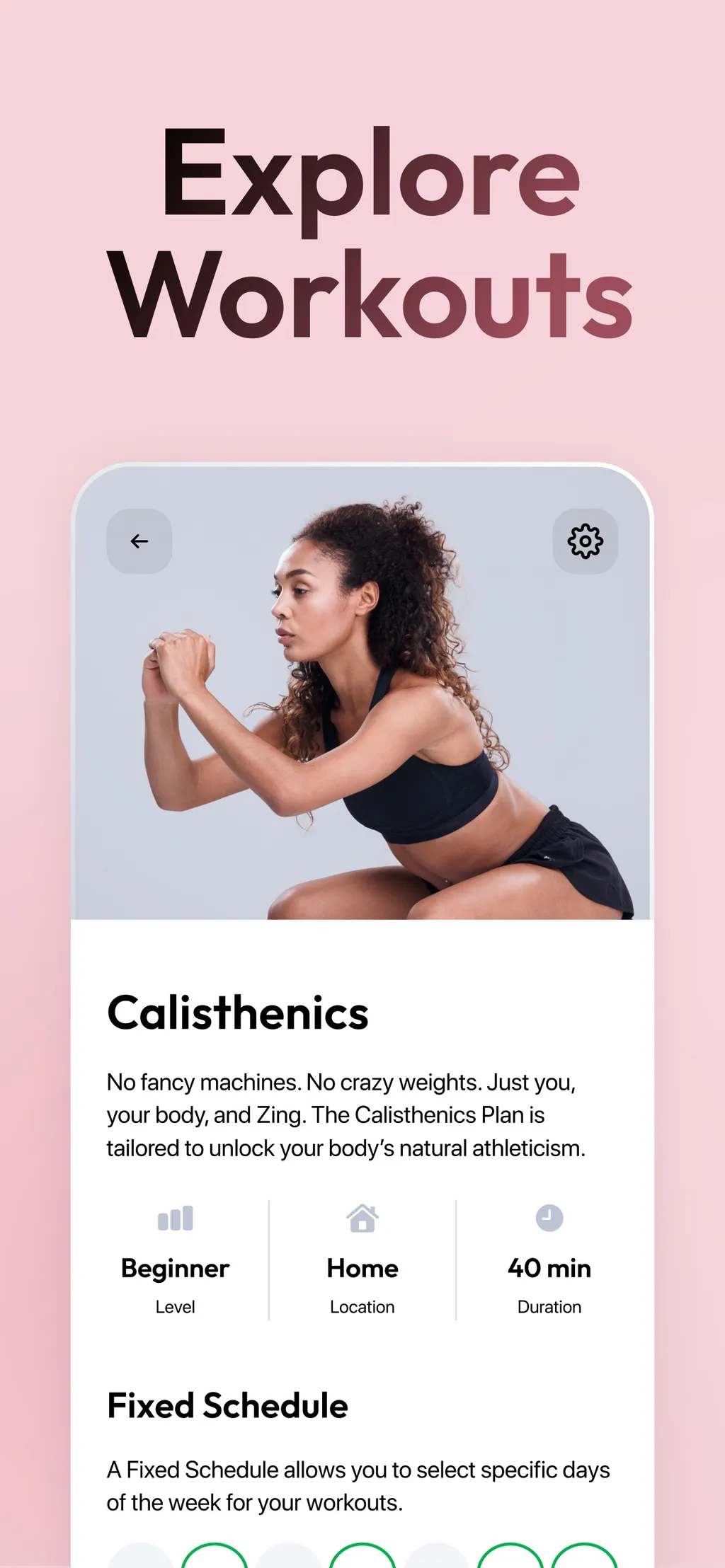 Zing AI: Home & Gym Workouts App Store screenshot 6